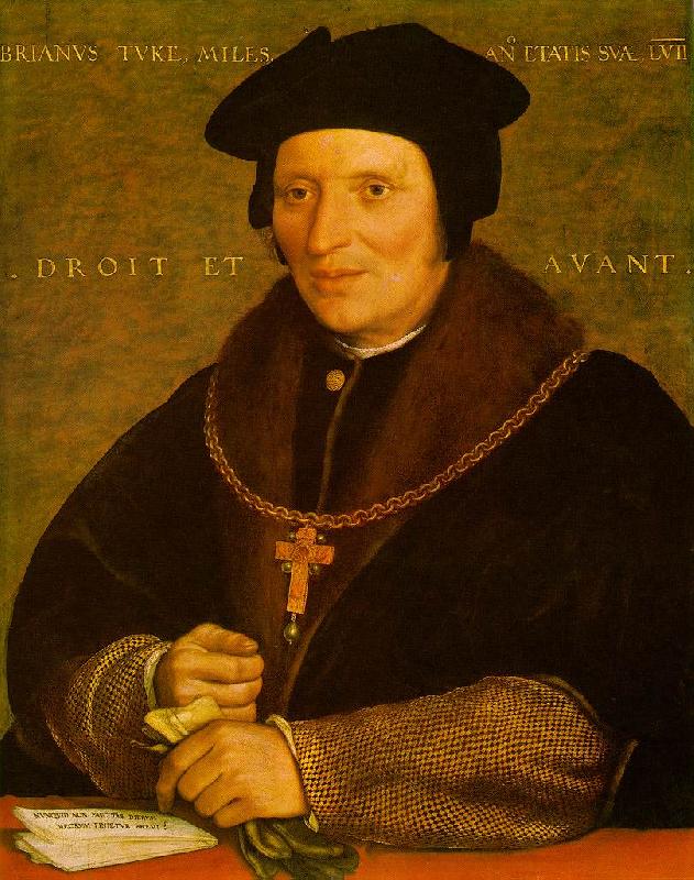 HOLBEIN, Hans the Younger Sir Brian Tuke af oil painting image